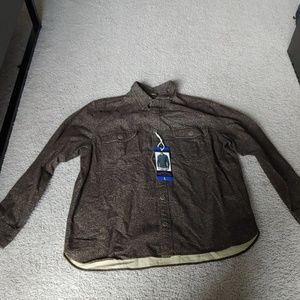 Brown and Tan Speckled Buttondown